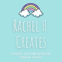 Rachel H. Creates logo, Rachel H. Creates contact details