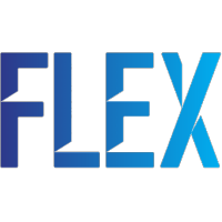 FLEX logo, FLEX contact details