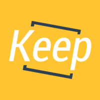 Keep. logo, Keep. contact details