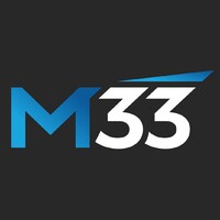 M33 logo, M33 contact details