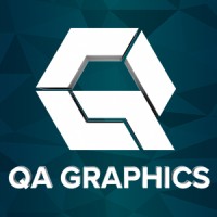 QA Graphics logo, QA Graphics contact details