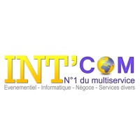 INT'COM logo, INT'COM contact details