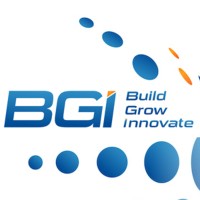 B.G.I. logo, B.G.I. contact details