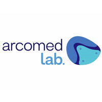 arcomedLab logo, arcomedLab contact details