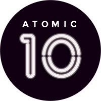 Atomic10 logo, Atomic10 contact details