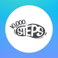 10,000 Steps logo, 10,000 Steps contact details