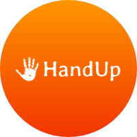 HandUp logo, HandUp contact details