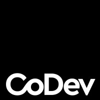 CoDev logo, CoDev contact details