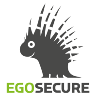 EgoSecure logo, EgoSecure contact details