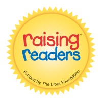 Raising Readers logo, Raising Readers contact details