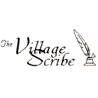 The Village Scribe logo, The Village Scribe contact details