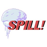 SPILL! logo, SPILL! contact details