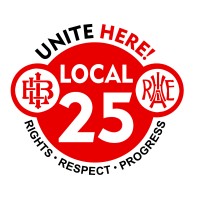 UNITE HERE Local 25 logo, UNITE HERE Local 25 contact details