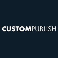 CustomPublish AS logo, CustomPublish AS contact details