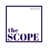 The Scope logo, The Scope contact details