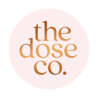 the dose co. logo, the dose co. contact details