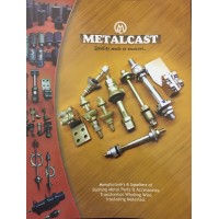 METALCAST logo, METALCAST contact details