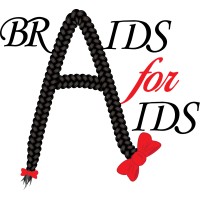 BrAIDS for AIDS logo, BrAIDS for AIDS contact details