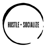 Hustle + Socialize logo, Hustle + Socialize contact details