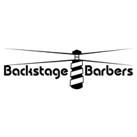 Backstage Barbers logo, Backstage Barbers contact details