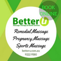 BetterU Health - Remedial Massage & Physiotherapy logo, BetterU Health - Remedial Massage & Physiotherapy contact details