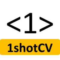 1shotCV logo, 1shotCV contact details