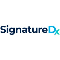 SignatureDx logo, SignatureDx contact details