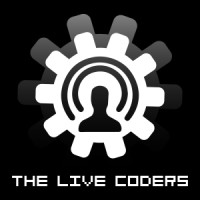 The Live Coders logo, The Live Coders contact details