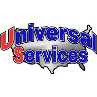 Universal Services logo, Universal Services contact details