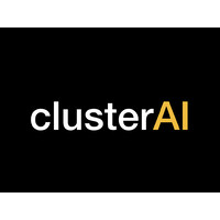 ClusterAI logo, ClusterAI contact details