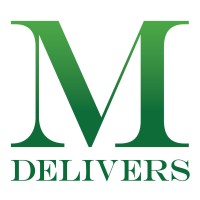 M Delivers logo, M Delivers contact details