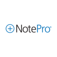 NotePro logo, NotePro contact details