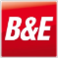 B & E logo, B & E contact details