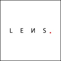 LENS logo, LENS contact details