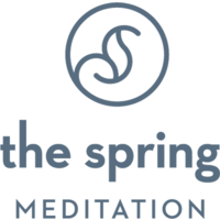 The Spring Meditation logo, The Spring Meditation contact details