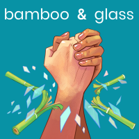 bamboo & glass logo, bamboo & glass contact details