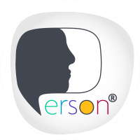 Person logo, Person contact details