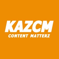 KazCM logo, KazCM contact details