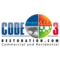 Code 3 Restoration logo, Code 3 Restoration contact details