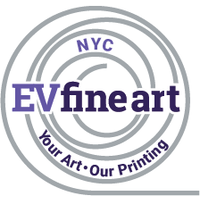 EV Fine Art logo, EV Fine Art contact details