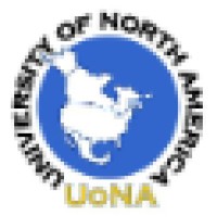 The University of North America logo, The University of North America contact details