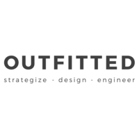 Outfitted logo, Outfitted contact details