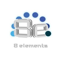 8elements logo, 8elements contact details