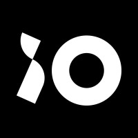 iO logo, iO contact details