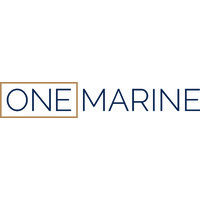 One Marine logo, One Marine contact details