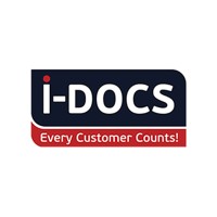 i-DOCS logo, i-DOCS contact details