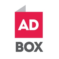 The AdBox logo, The AdBox contact details