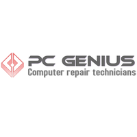 PC Genius logo, PC Genius contact details