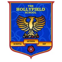 The Hollyfield School logo, The Hollyfield School contact details