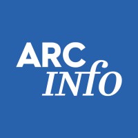 ArcInfo logo, ArcInfo contact details